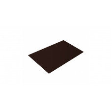 ГЛ_Гладкий лист 0,45 РЕ  1250*2000 (8017) Шоколадный
